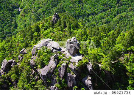 初夏の御在所岳（大黒岩） 66625758