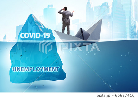 Economic crisis concept in coronavirus covid-19 Economic crisis concept in coronavirus covid-19 66627416