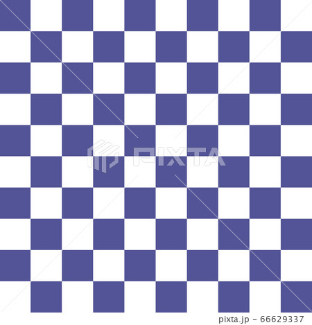 市松模様　青　L　5 66629337