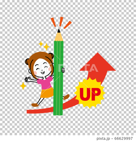 Girl pencil that improves grades Girl pencil that improves grades 66629997