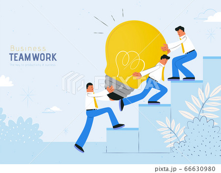 Teamwork concept flat design 66630980
