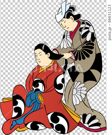 浮世絵　女性　その80 66631123