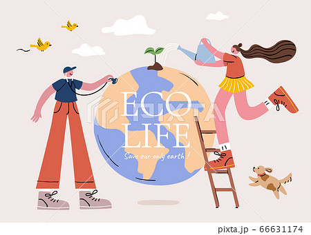 Eco friendly lifestyle 66631174