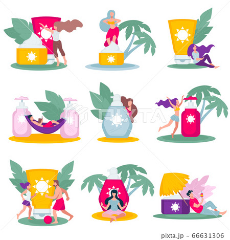 Lotion protecting skin from sunburns, spf cream for body Lotion protecting skin from sunburns, spf cream for body 66631306