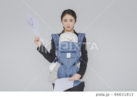 Businesswoman concept, Asian female portrait in a studio 221 66631813