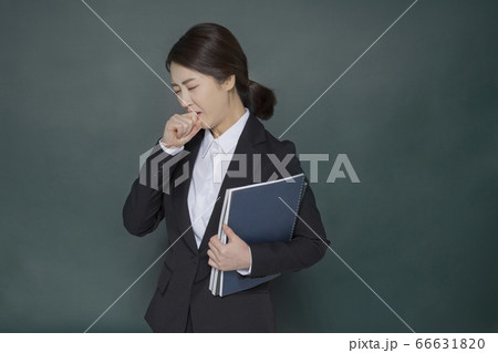 Businesswoman concept, Asian female portrait in a studio 157 66631820