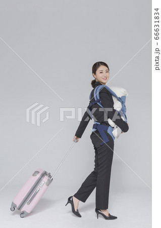 Businesswoman concept, Asian female portrait in a studio 210 66631834