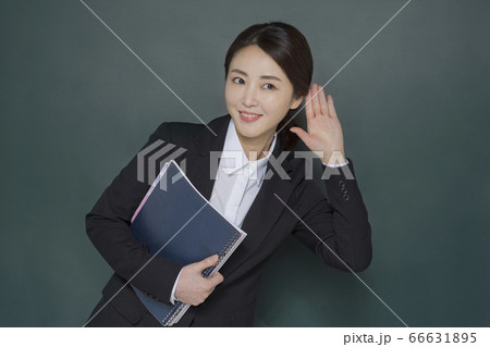 Businesswoman concept, Asian female portrait in a studio 134 Businesswoman concept, Asian female portrait in a studio 134 66631895