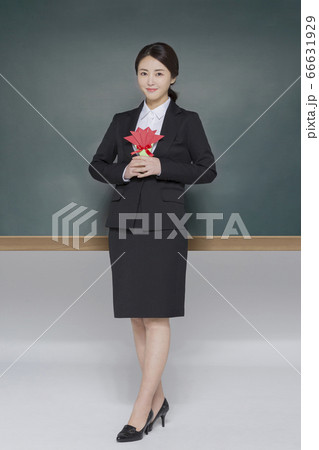 Businesswoman concept, Asian female portrait in a studio 120 66631929