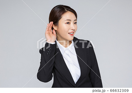 Businesswoman concept, Asian female portrait in a studio 018 Businesswoman concept, Asian female portrait in a studio 018 66632309