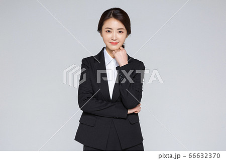 Businesswoman concept, Asian female portrait in a studio 010 Businesswoman concept, Asian female portrait in a studio 010 66632370
