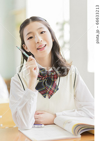 Group of school students portrait, happy smiling male and female students 251 66633213
