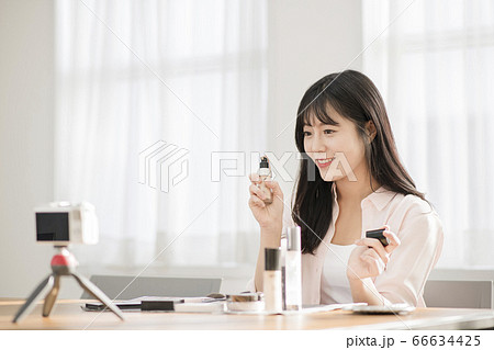 Young asian woman's Daily life concept. Enjoying daily routine 390 Young asian woman's Daily life concept. Enjoying daily routine 390 66634425