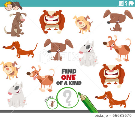 one of a kind game for kids with dogs and puppies one of a kind game for kids with dogs and puppies 66635670