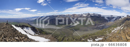 Beautiful wide landscape panorama, panoramic view Beautiful wide landscape panorama, panoramic view 66636808