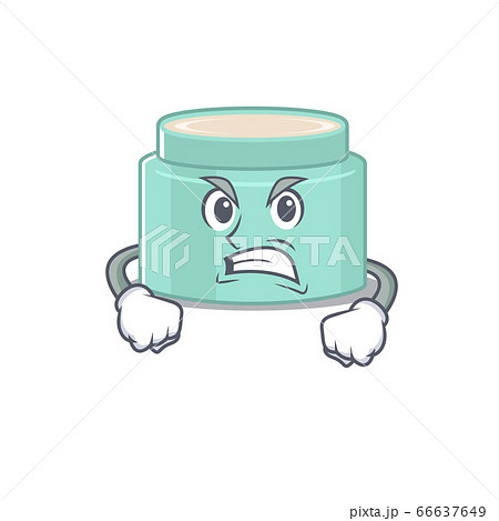 A cartoon picture of lipbalm showing an angry face A cartoon picture of lipbalm showing an angry face 66637649