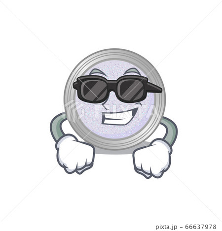 cartoon character of glitter eyeshadow wearing classy black glasses cartoon character of glitter eyeshadow wearing classy black glasses 66637978