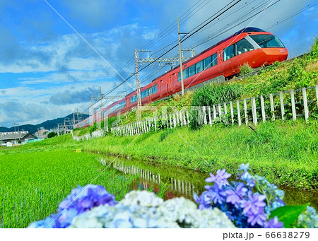 　ロマンスカー　日本の風景 66638279