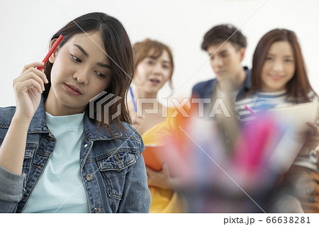 男女のキャンパスライフイメージ 男女のキャンパスライフイメージ 66638281