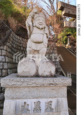【品川区】品川神社　大黒天像 66638975