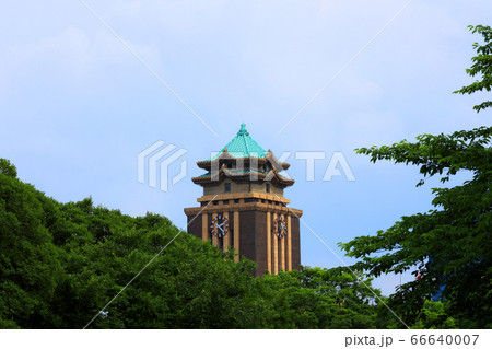 愛知県名古屋市の風景、名古屋城周辺の街並み【6月】 愛知県名古屋市の風景、名古屋城周辺の街並み【6月】 66640007