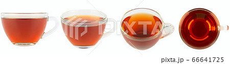 Cup of tea from different angles isolated on white 66641725