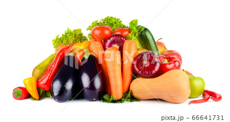 Ripe, bright vegetables and fruits Ripe, bright vegetables and fruits 66641731