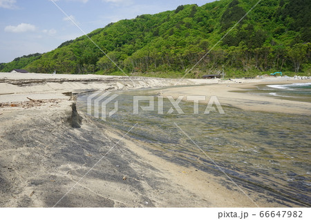 三陸海岸普代浜河口 66647982