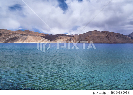 インド・ラダック地方 パンゴンツォ / Pangong Tso, Ladakh, India 66648048