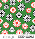 Casino game chips flat style seamless pattern 66648898