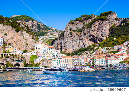 View of Amalfi from the Sea, Italy 66649607