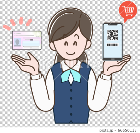 Woman in uniform explaining minor points 66650115