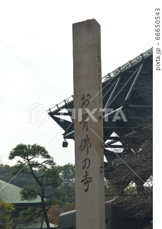「お骨佛の寺」の石碑(一心寺/大阪府堺市天王寺区逢阪2-8-69) 「お骨佛の寺」の石碑(一心寺/大阪府堺市天王寺区逢阪2-8-69) 66650543