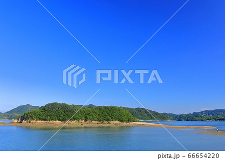 【愛媛県】海割れ時の甘崎城（海中縄張り） 66654220
