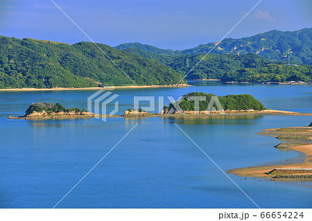 【愛媛県】海割れ時の甘崎城（海中縄張り） 66654224
