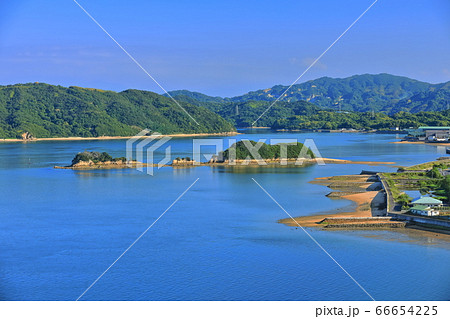 【愛媛県】海割れ時の甘崎城（海中縄張り） 66654225