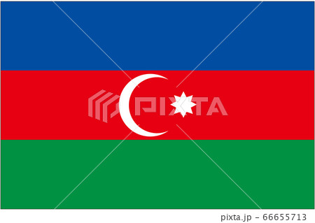 アゼルバイジャン　国旗