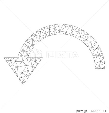 Mesh Vector Rotate Ccw Icon Mesh Vector Rotate Ccw Icon 66656871