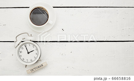 Daylight Saving Time, White retro alarm clock Daylight Saving Time, White retro alarm clock 66658816