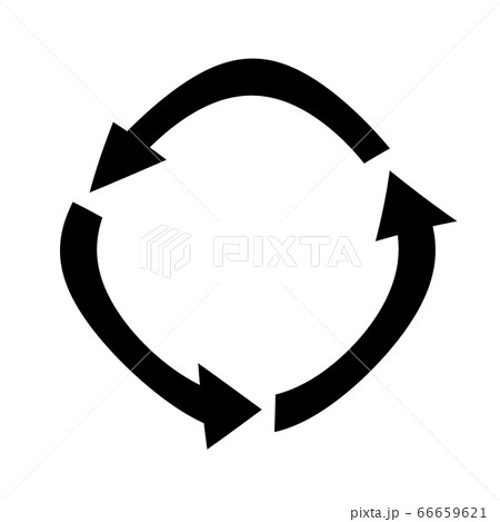 Arrows circle symbol icon. Arrows circle symbol icon. 66659621