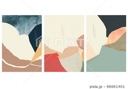 Abstract art background with watercolor texture 66661401