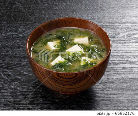 あおさの味噌汁 66662176