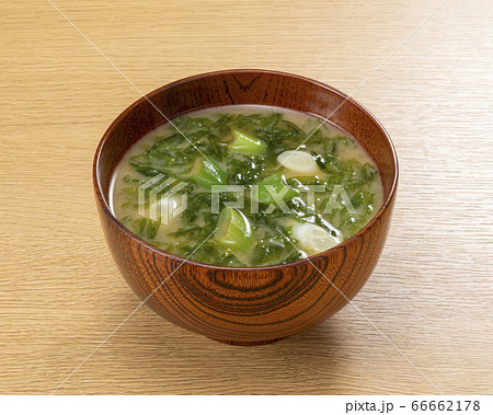 あおさの味噌汁 66662178