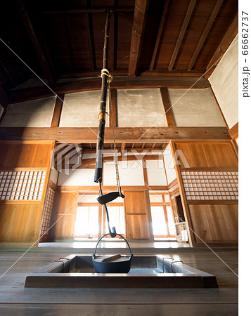 古民家の囲炉裏 66662737