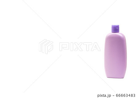 Baby lotion or shampoo bottle isolated on white 66663483