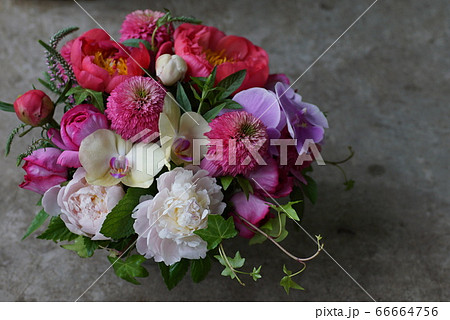 フラワーアレンジ 66664756
