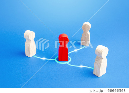 A person mediator makes contact between people. Mediation. Doing business through an experienced negotiator. Settlement of disputes through an authoritative and impartial arbitrator. Broker. 66666563