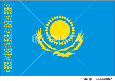カザフスタン　国旗