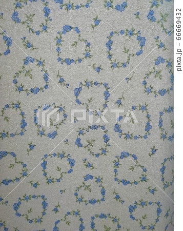 Spring flowers with heart shaped petals textile 66669432