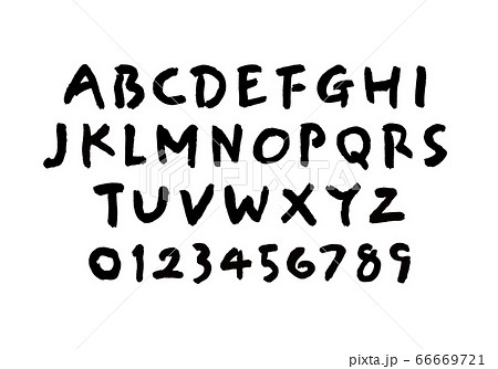 アルファベット 筆文字 アルファベット 筆文字 66669721